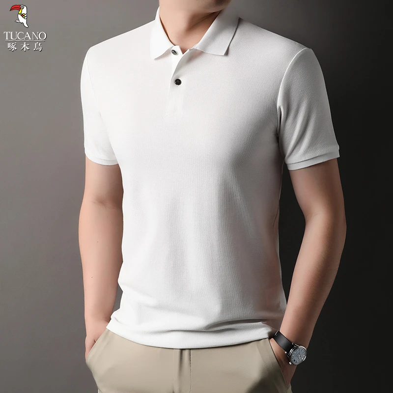 啄木鸟2025春夏季新款百搭透气经典日常休闲百搭短袖男t恤