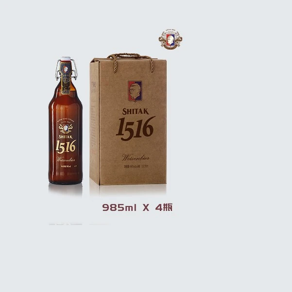 天湖1516小麦啤酒985ml*4