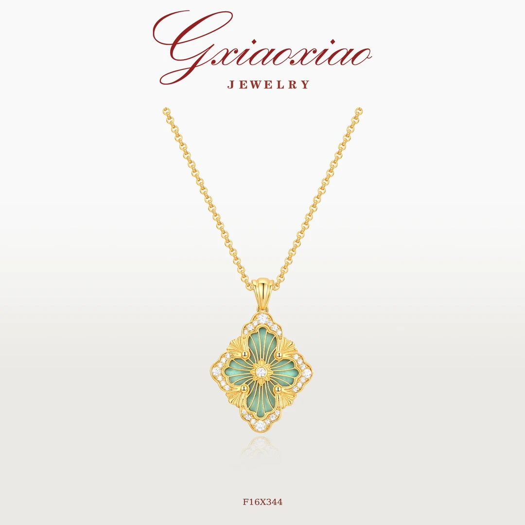 G XIAOXIAO 镀K金 【限定】法式高定歌剧系列项链 F16X344