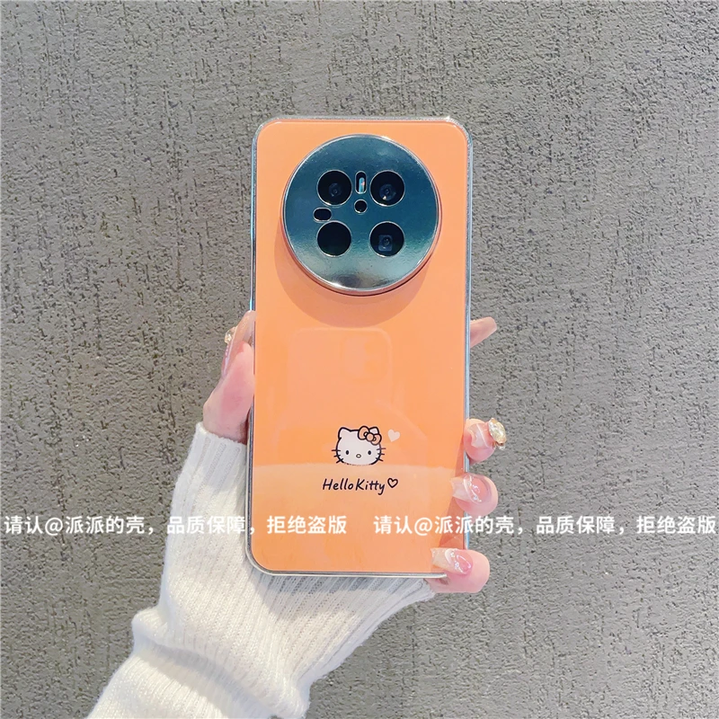 （华为mate70系列）电镀直边玻璃壳适用华为Mate70/Pro/Pro+手机壳