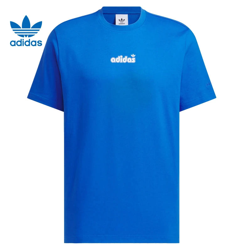 【夏日户外】adidas阿迪达斯三叶草男子运动休闲短袖T恤JX2636