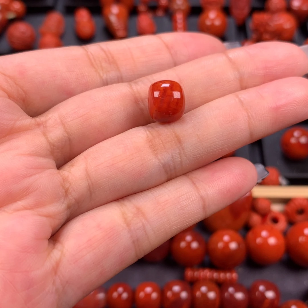 未镶嵌老型单珠9.9mm南红玛瑙Z**H