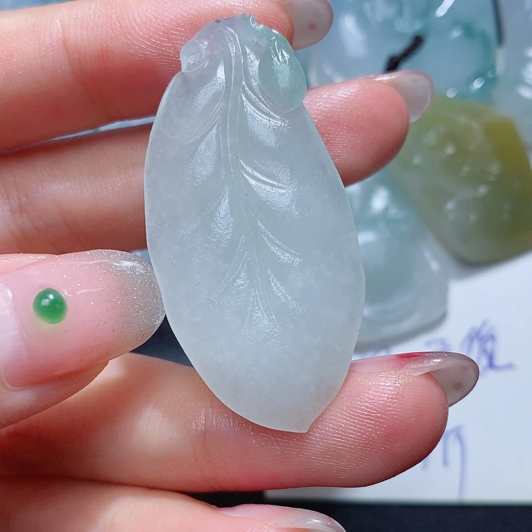 定制翡翠未镶嵌毛货付款后联系客服确认抛光