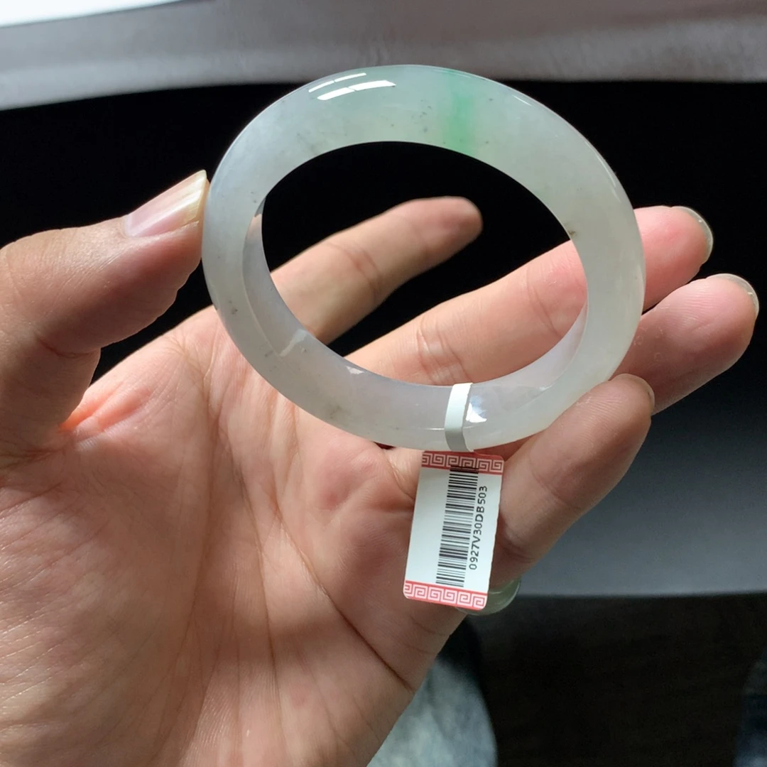 翡翠未镶嵌手镯55号51.7