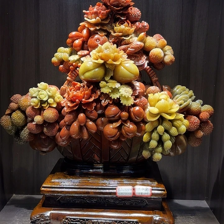 清***哥寿山石寿山石雕刻工艺品等