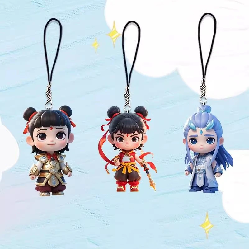 藕饼cp挂件哪吒2魔童闹海卡通动漫高颜值手机链哪吒教丙书包挂饰