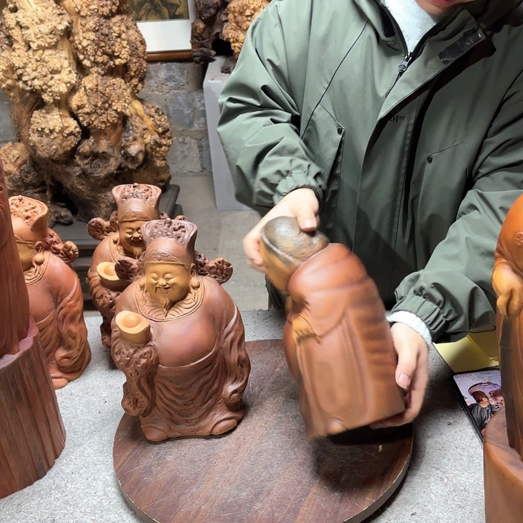 香樟木辛***～香樟木财神，d z pi