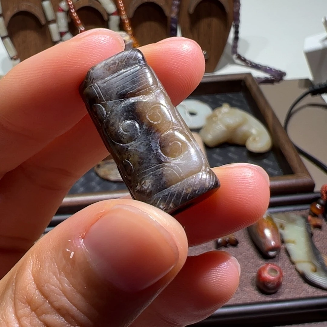 树***哥和田玉未镶嵌挂件