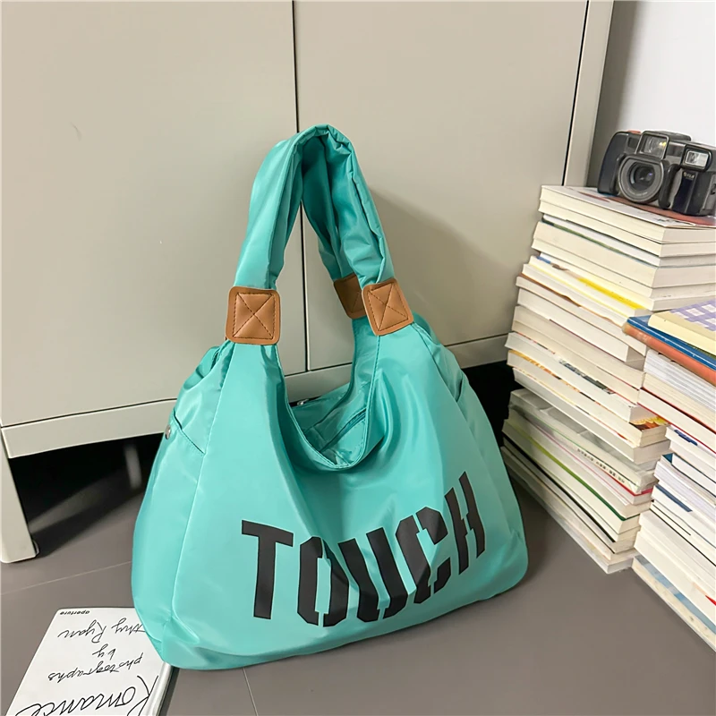 潮流夜店包大容量短途旅行包潮女休闲包韩版牛津布单肩包逛街女包