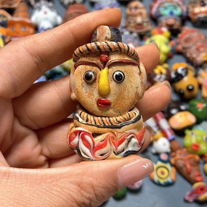 玻璃颈饰印度尼西亚老娃