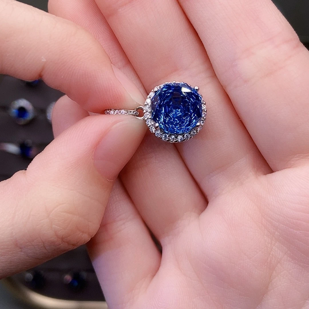 托帕石吊坠(赠链)银S925镶嵌