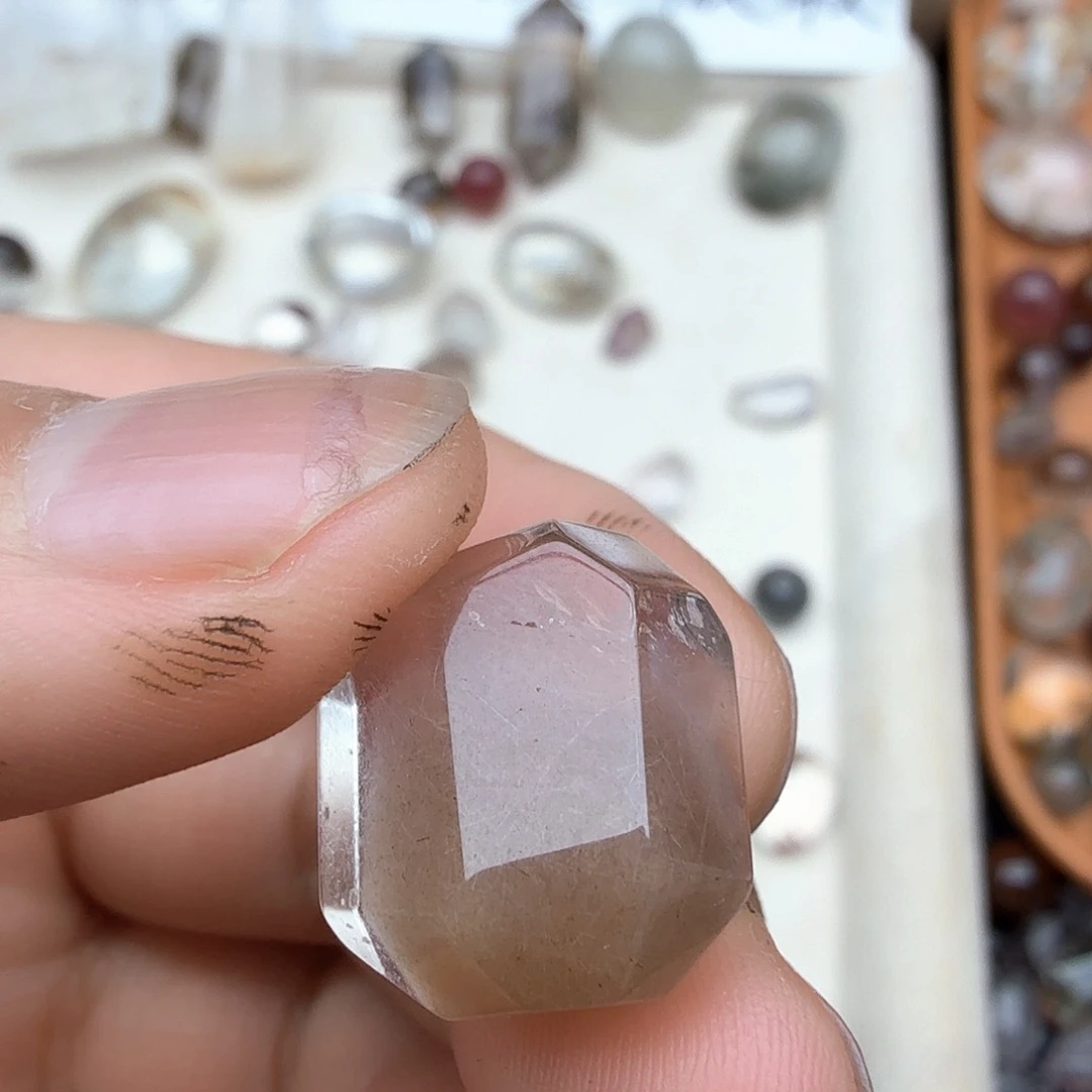 奶***头未镶嵌珠宝半成品紫晶