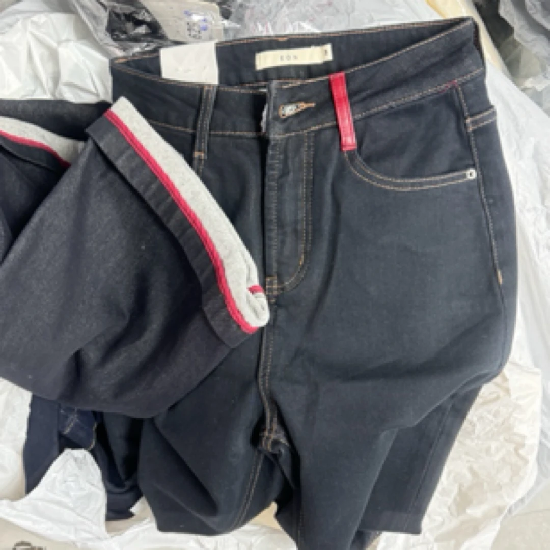 韩国2025NO/腿牛仔裤原色牛仔