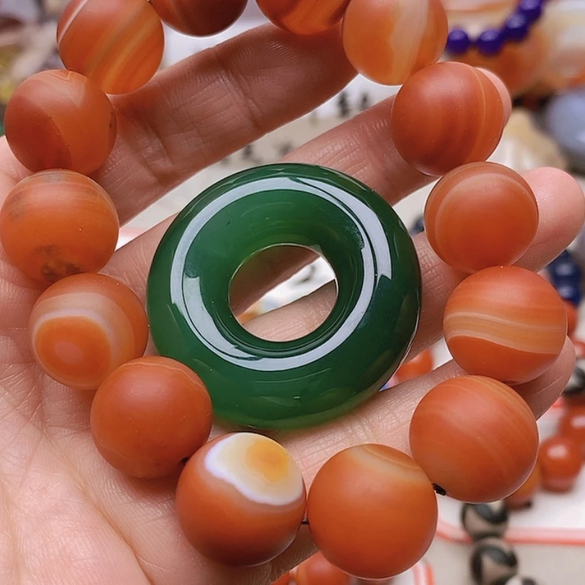 【闪购商品】未镶嵌玛瑙/玉髓珠宝半成品悠**b