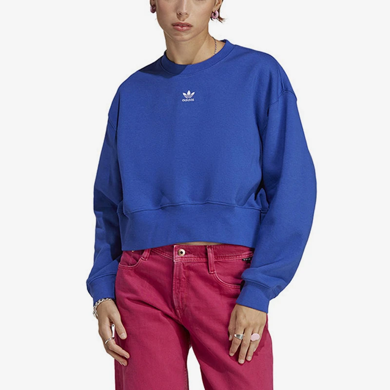 Adidas/阿迪达斯~春季新款女子休闲圆领套头卫衣IA6501