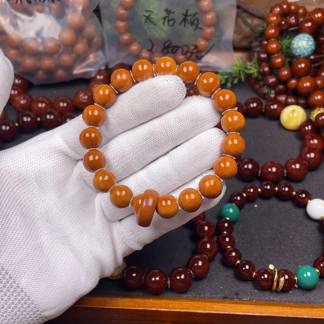 橄榄核手串一***。1.14精卡老树铁核毕业款