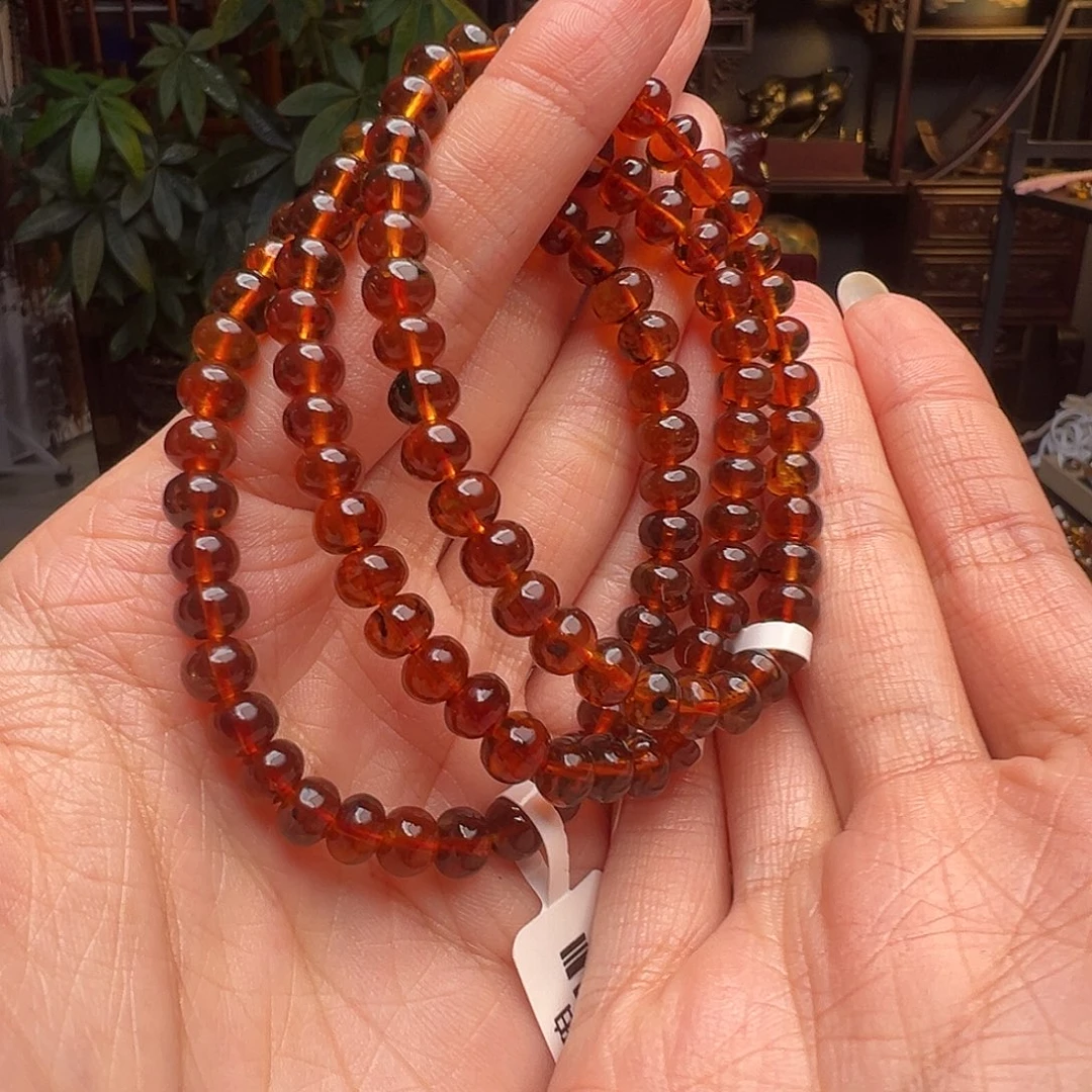 琥珀未镶嵌裸石抚顺琥珀10554六多样性发其一