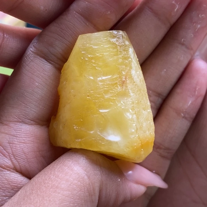 定制琥珀未镶嵌给**福蜜蜡