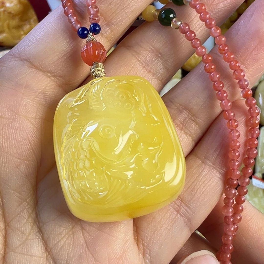 蜜蜡吊坠(赠链)未镶嵌