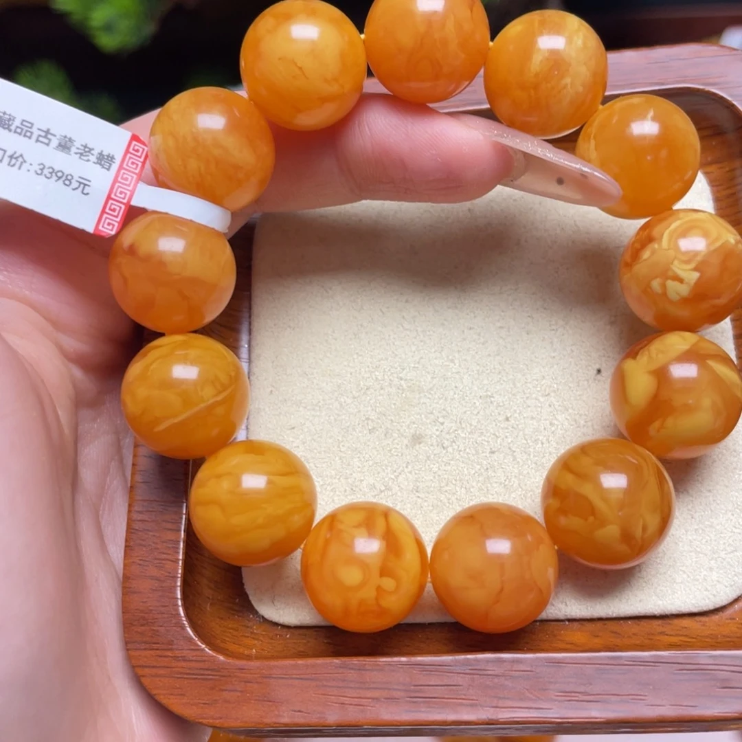 蜜蜡手链未镶嵌手串