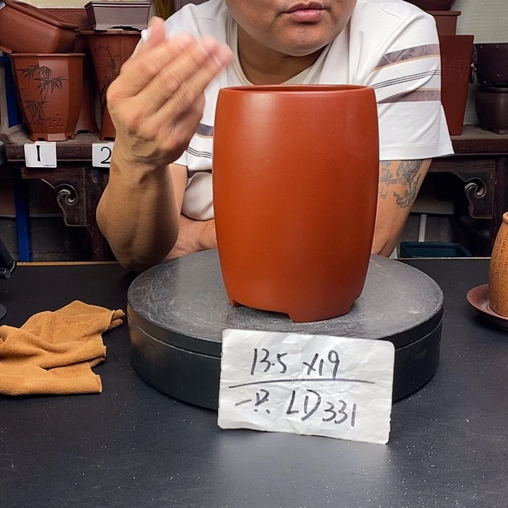 紫砂花盆货号一只LD331