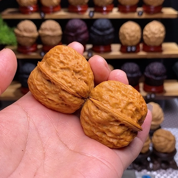 文玩核桃把件龙脊妖蝉46