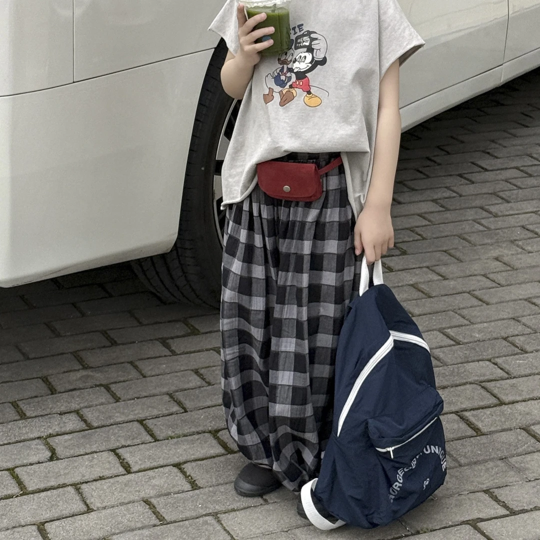 童装男童裤子2025夏季新款休闲裤儿童百搭透气防蚊裤潮童