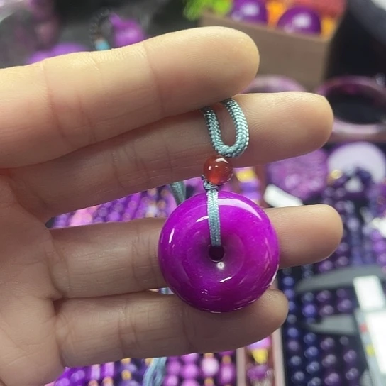 非金属南非老油料果冻平安扣S1