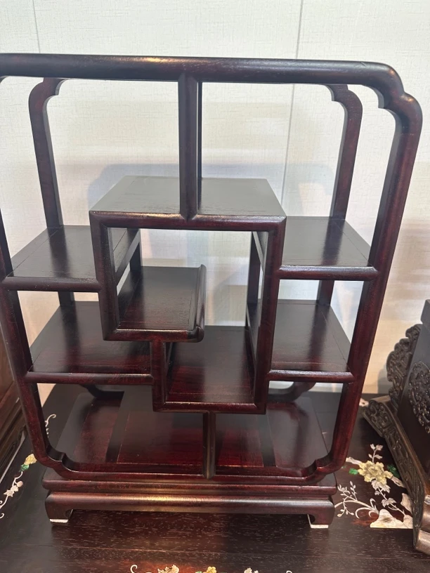 紫檀木多宝格博古架40-18-58