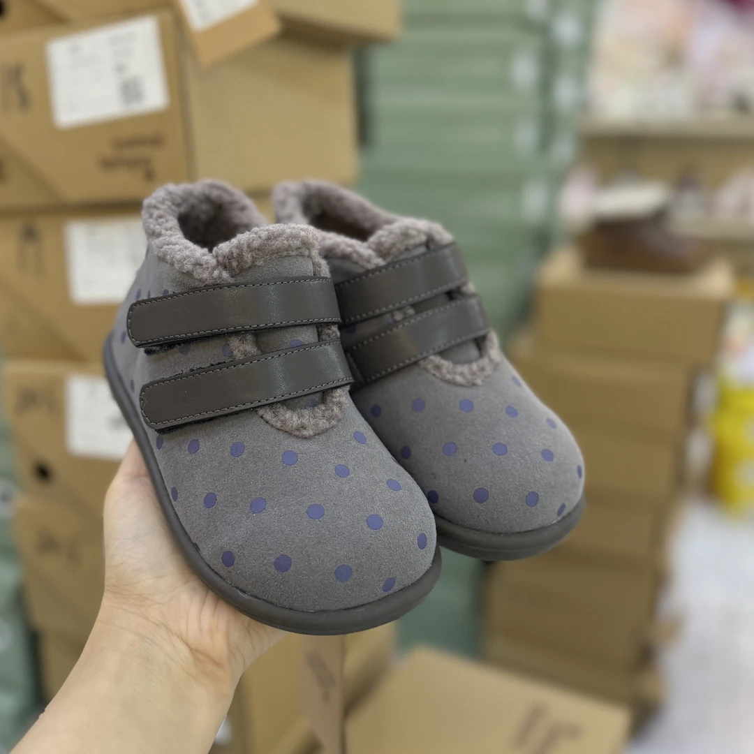 品牌童鞋女孩短靴014二棉