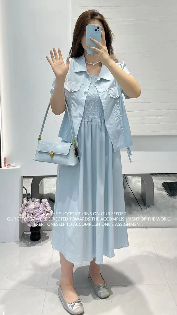 大码显瘦春夏减龄套装120-220斤（9050）
