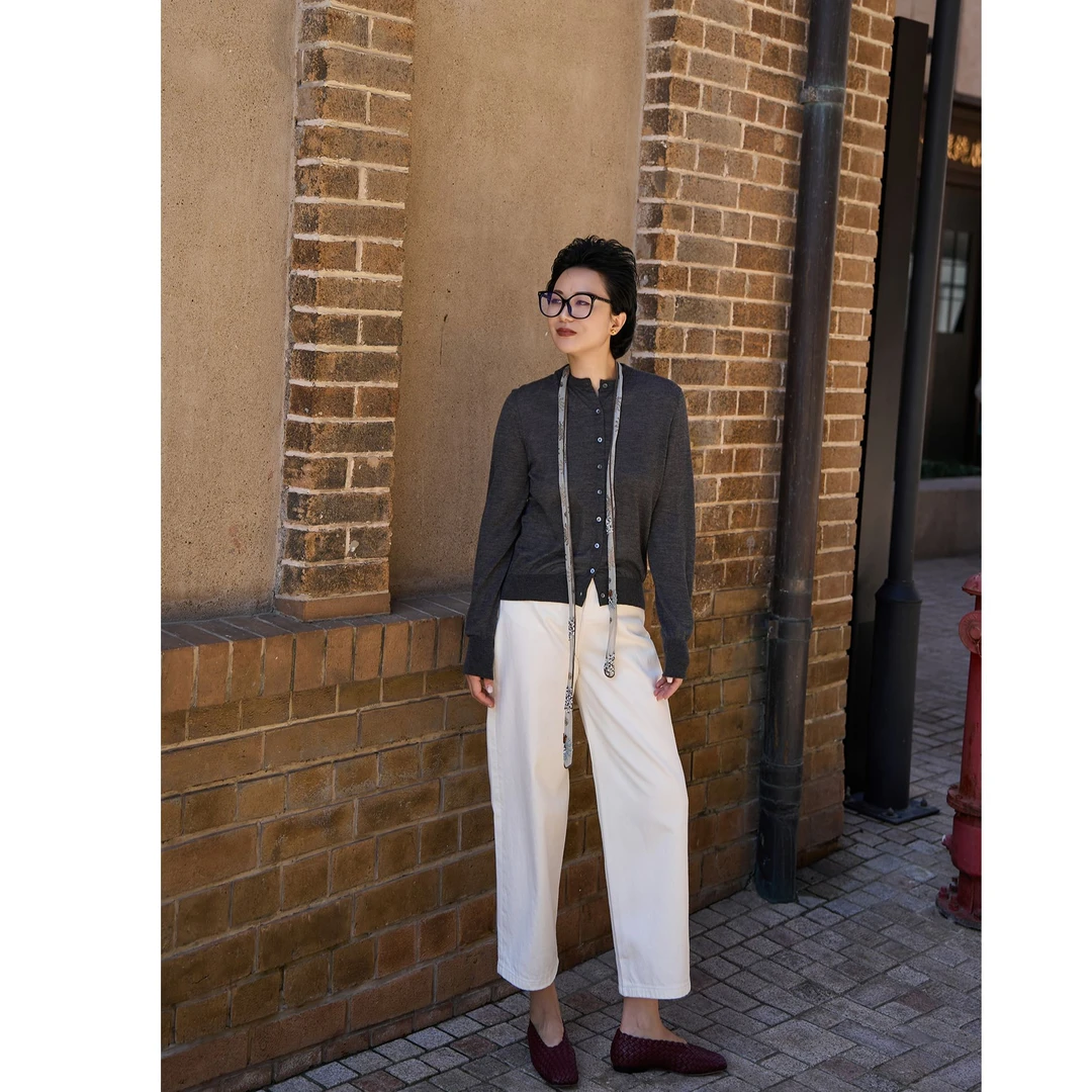 TOFOD 天空之城 土耳其BOSSA牛仔裤 宽松休闲裤九分裤