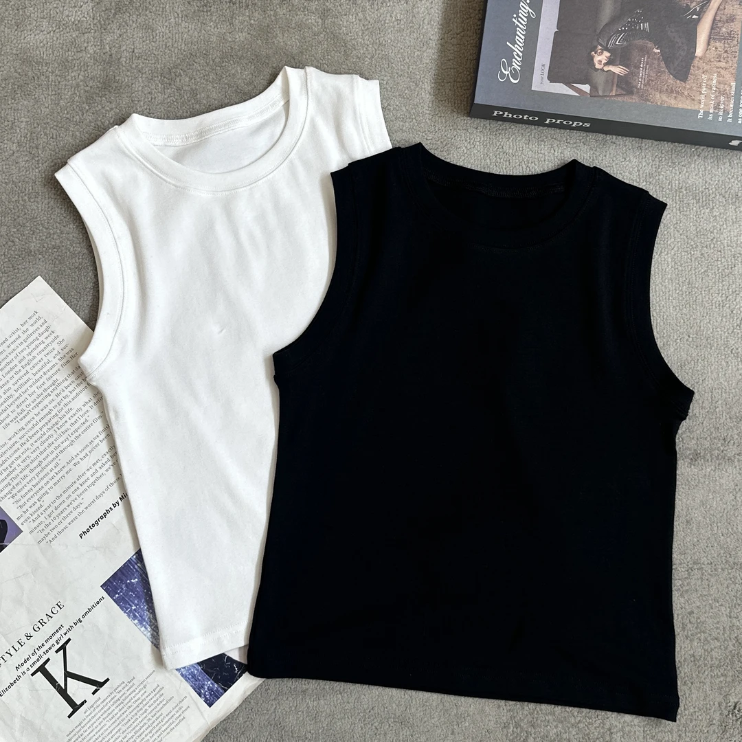 【米可家】自留款万能百搭宽肩带背心1150