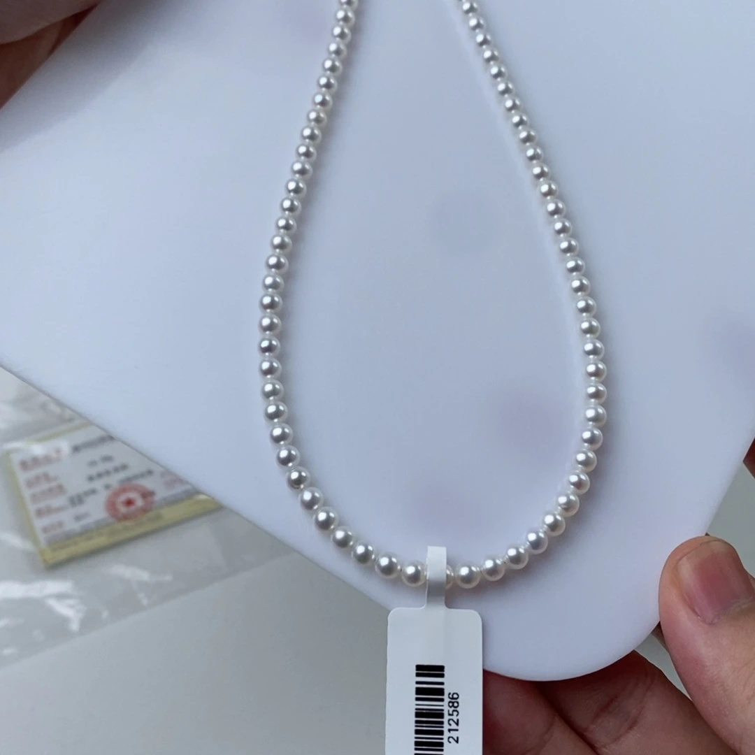 淡水珍珠项链银S925镶嵌212586