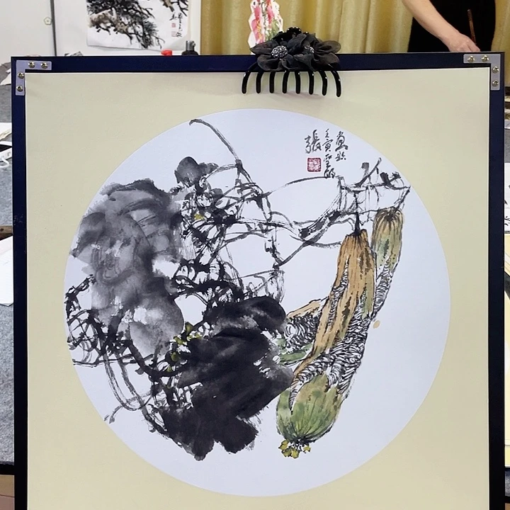 国画张圣敏先生纯手绘作品