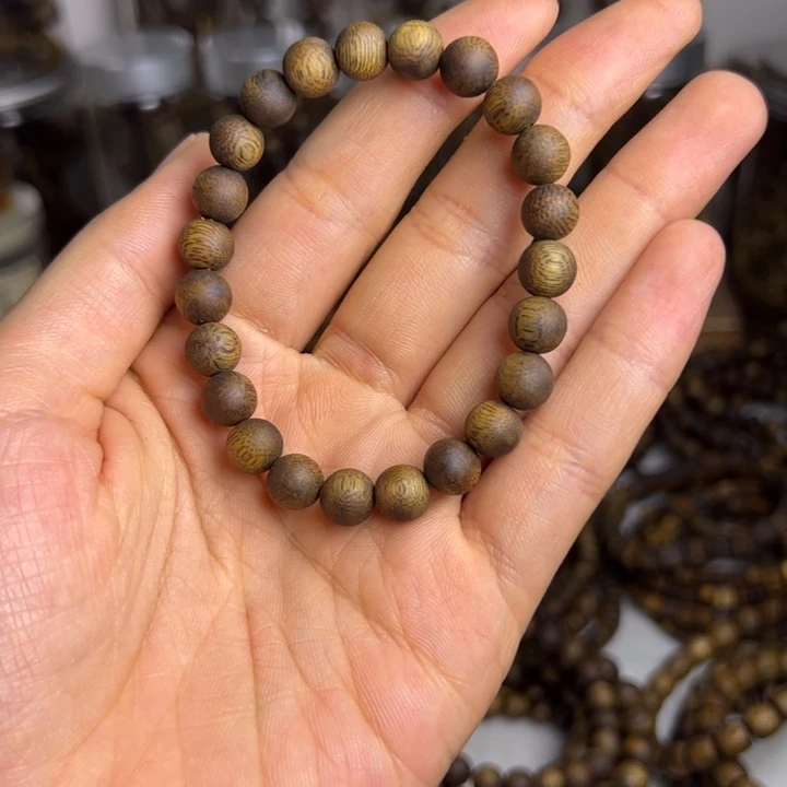 沉香碎屑沉香奇楠圆珠0.8单多样性