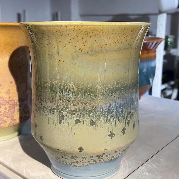 口17高20 手工花盆满30元包邮