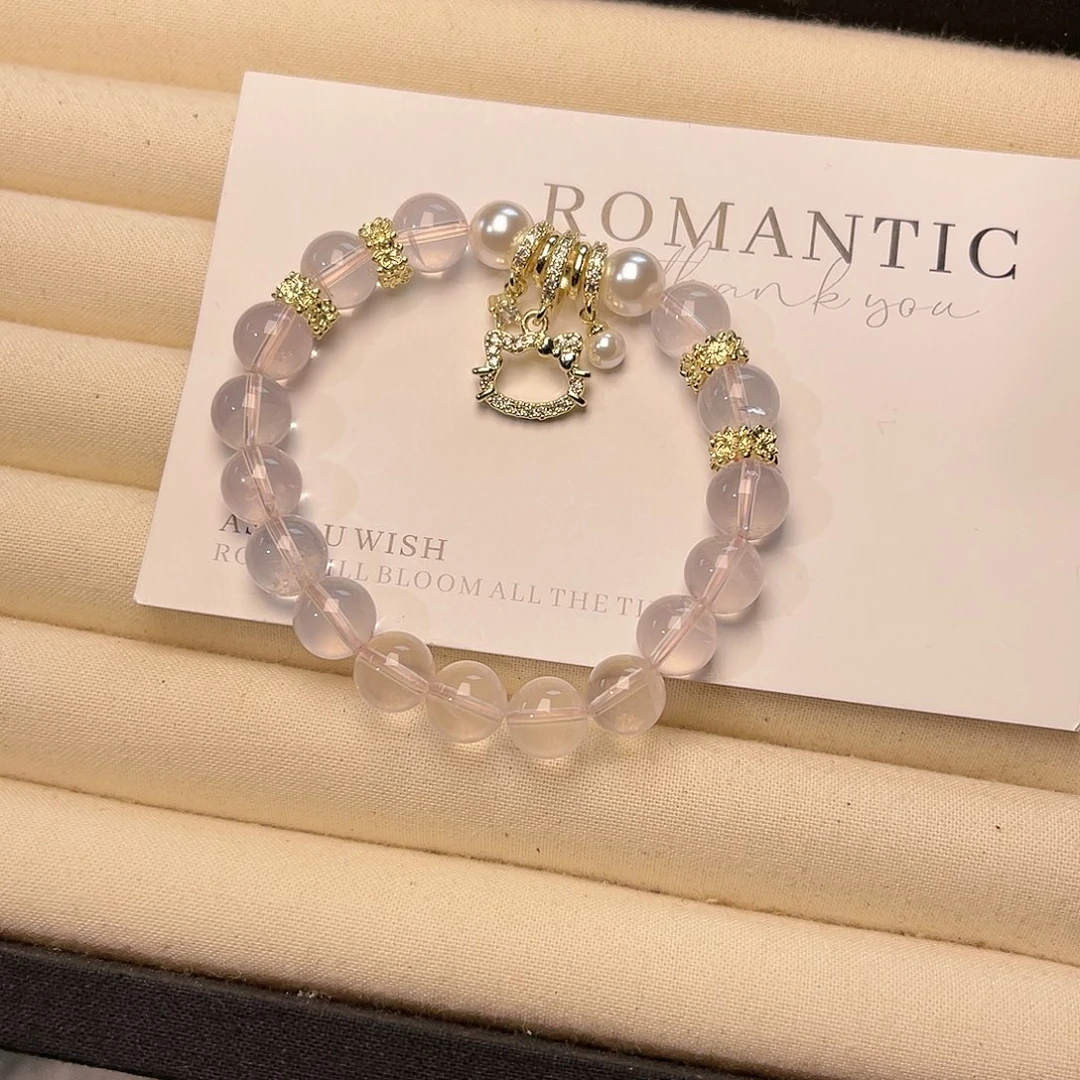 水晶未镶嵌手绳少女心事