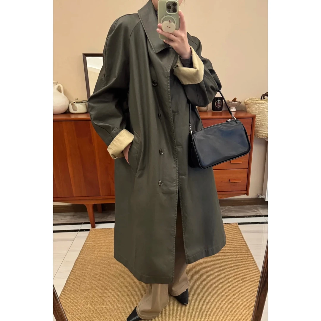 RODERIC WONG设计师品牌复古百搭廓形风衣外套25春夏新品SOLSOL