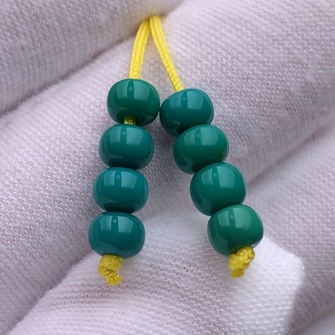 未镶嵌绿松石珠宝奇石4.8mm