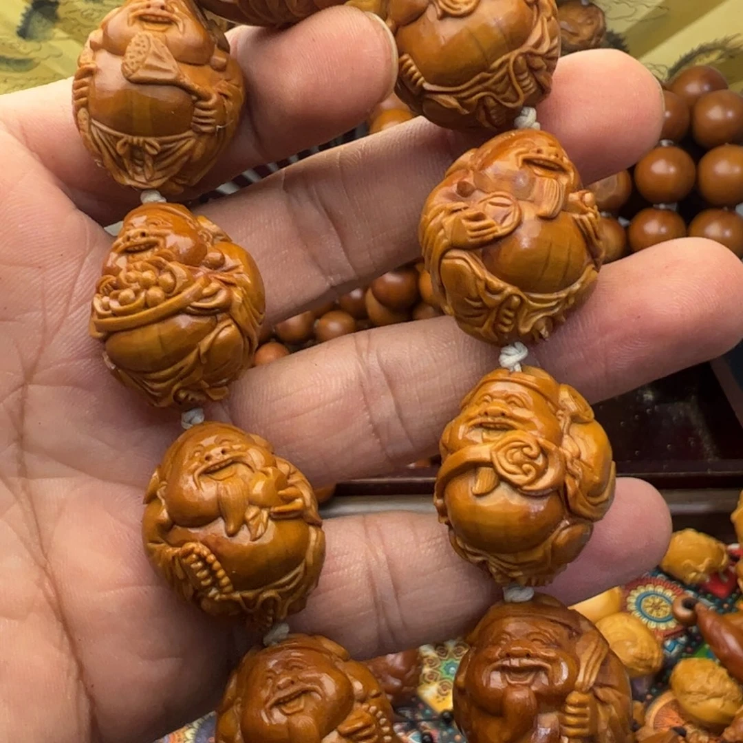 手串/手链橄榄核2.2微上色八方来财