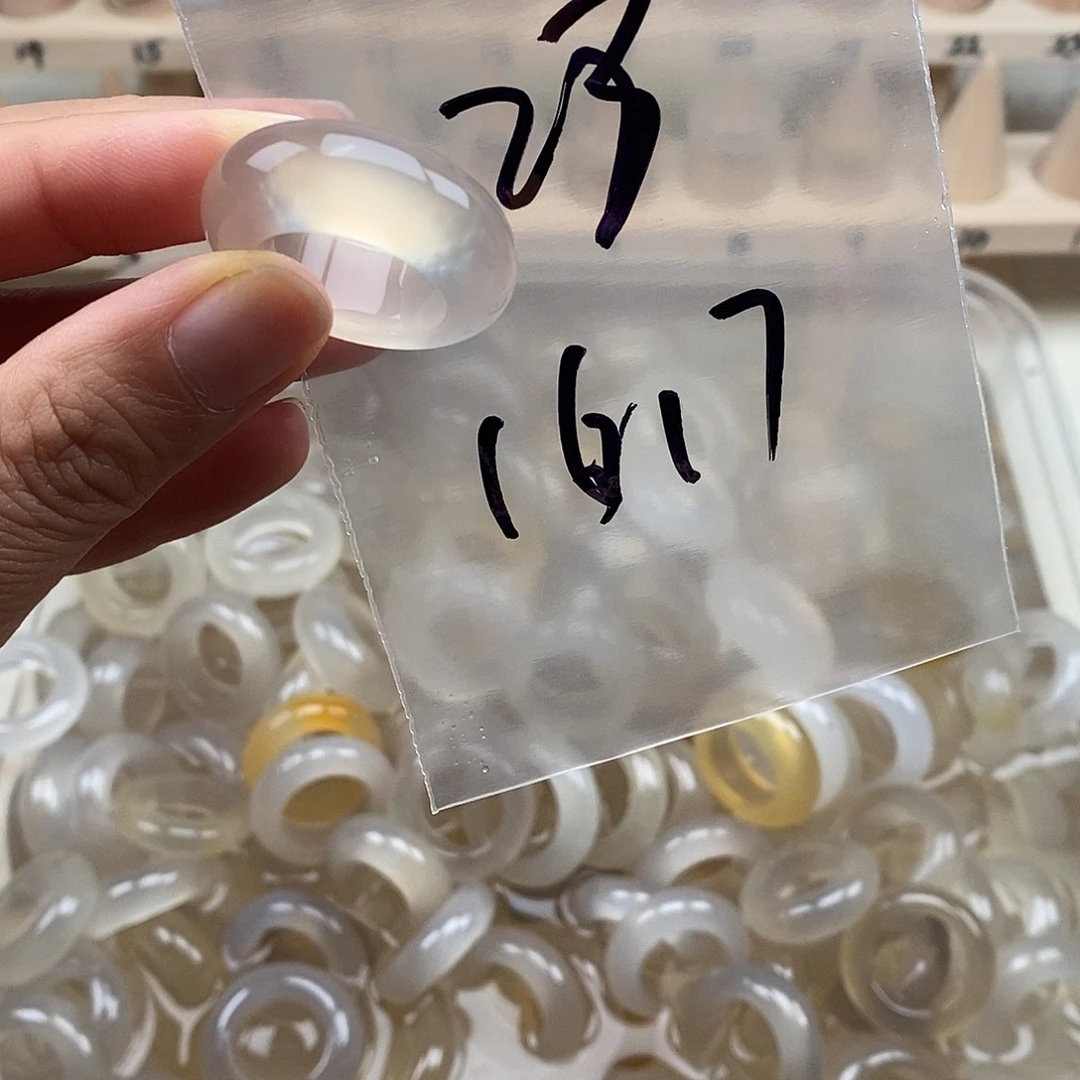 未镶嵌戒指玛瑙/玉髓