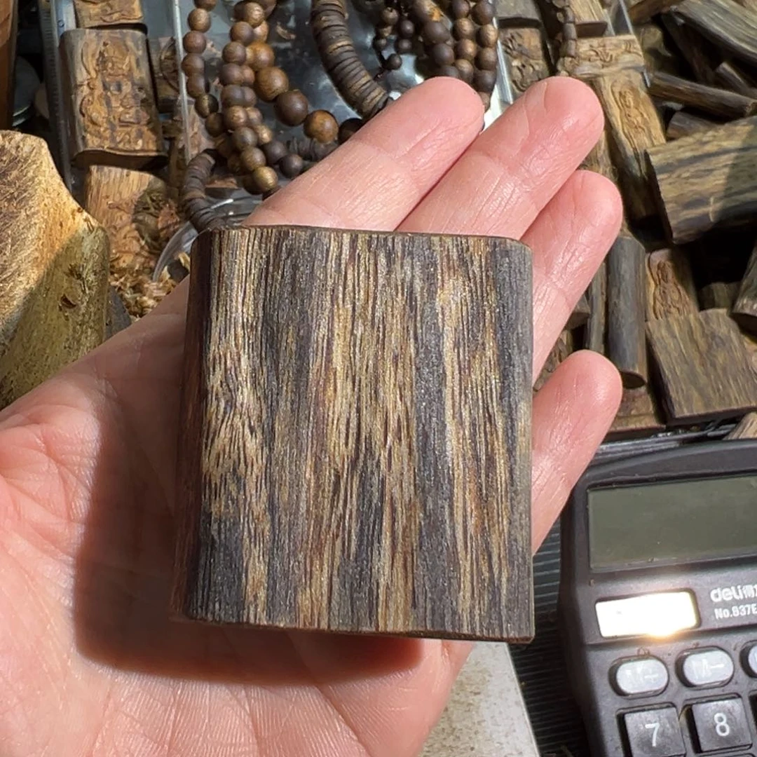 沉香吊坠白棋楠吊坠19.1克