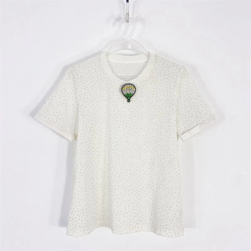 【77衣橱】ED8353精品女装上衣短袖T恤气质轻奢【红人上新】K