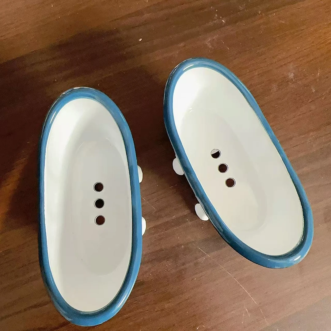 【微瑕】四脚浴缸搪瓷肥皂盒