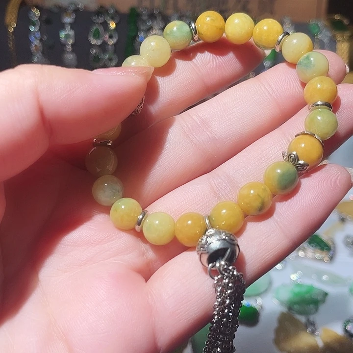 翡翠银S925镶嵌颈饰