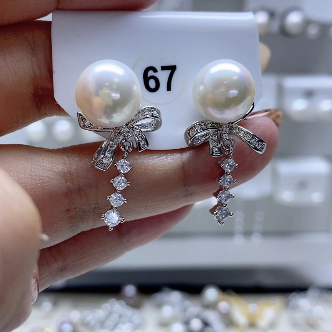 未镶嵌淡水珍珠耳饰