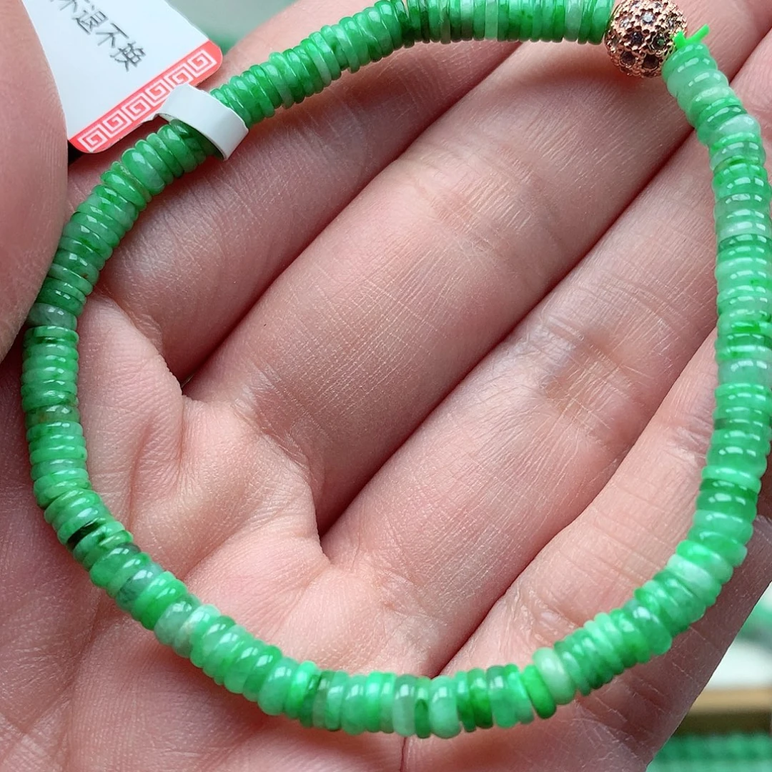 翡翠未镶嵌毛衣链