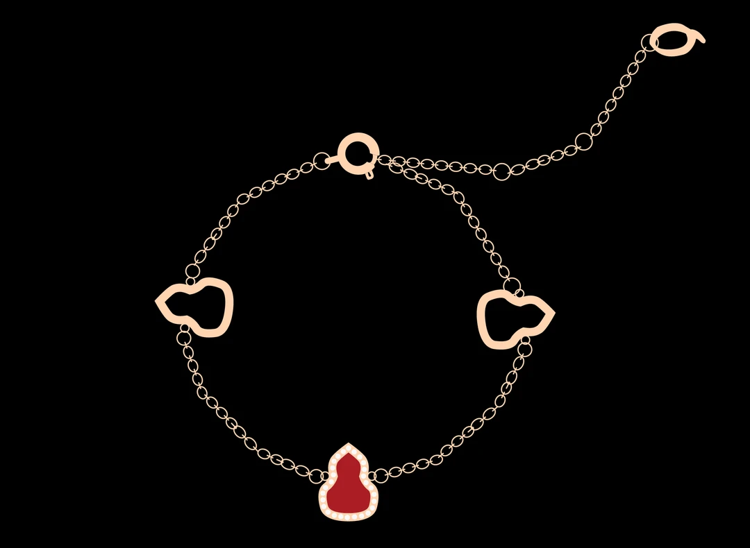 铜合金贝壳项链 8#8#8#葫芦 项链 手链 耳钉 耳环坠链