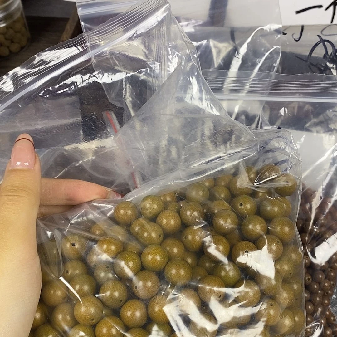泥塑1.2栀子盈袖香瑕疵珠90g